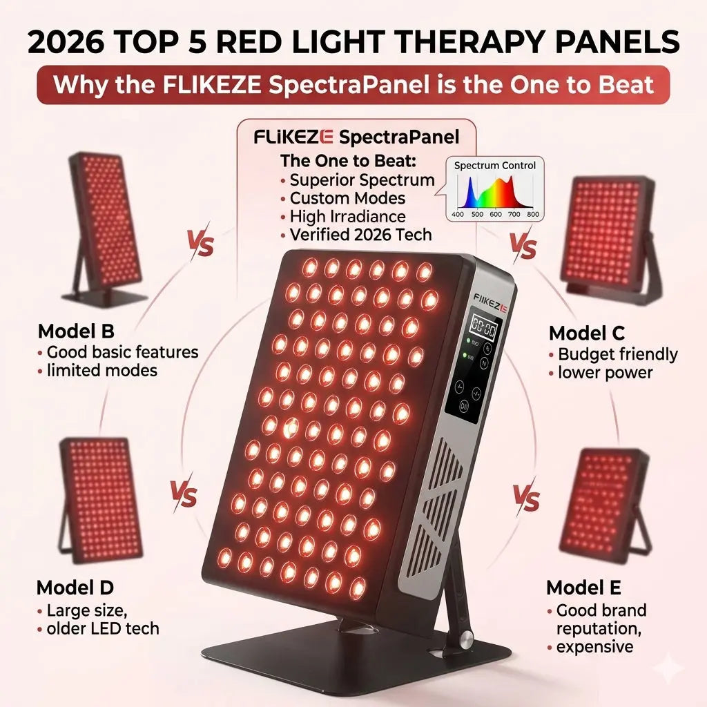 2026 Top 5 Red Light Therapy Panels: Why the FliKEZE SpectraPanel Is t